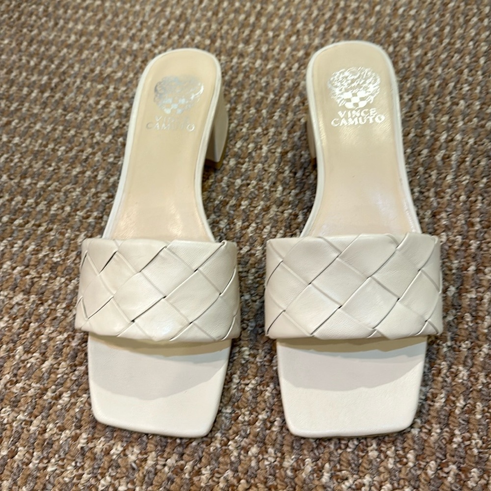 Vince Camuto open toe mules